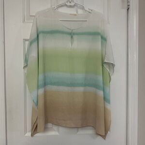Ruby Rd. Green and Tan Ombre Tunic